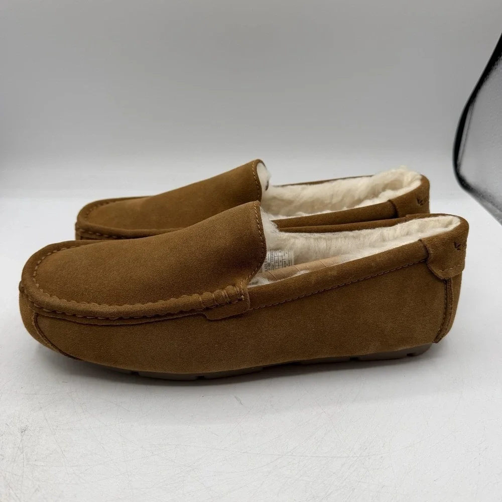 Koolaburra by UGG Tipton Slippers Mens Sz 9 Chestnut Slip On‎ Shoes Moccasins